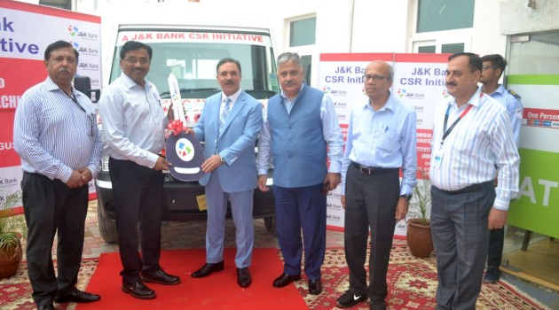 J&K Bank donates  ambulance to IIT Jammu