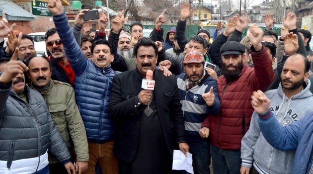 EJCC protest against violence on Kashmirs in Indian states