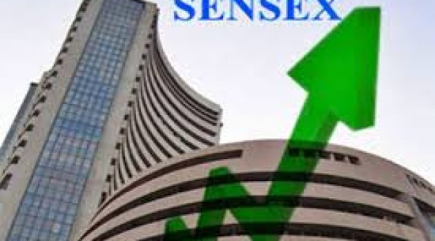 Sensex up by 62.07 pts