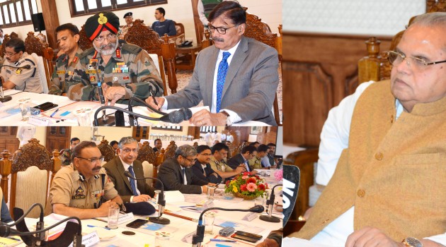 Governor reviews security arrangements at high level meeting