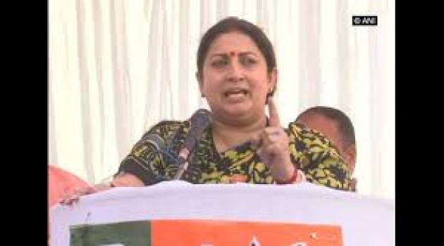 Smriti alleges rigging by Congress in Amethi