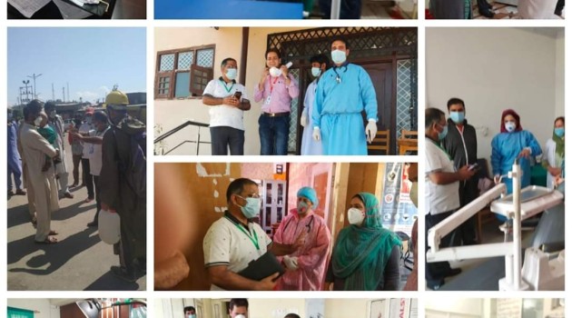 CMO Budgam inspects quarantine centres/health institutes