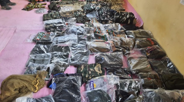HUGE QUANTITY OF BANNED UNIFORM ITEMS SEIZED BY AWANTIPORA POLICE.