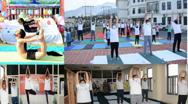 International Yoga Day celebrated across Jammu Division