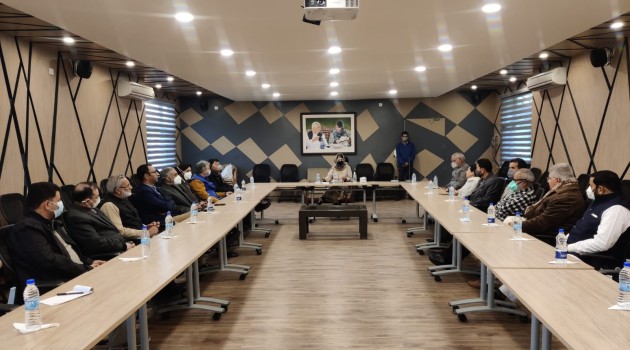Mehbooba Chairs meeting of the Party PAC
