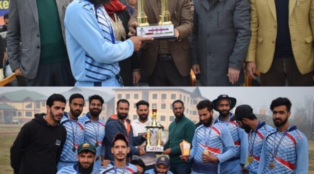 GDC Tral defeats GDC Anantnag in Inter-college Tennis Ball Cricket Tournament finals