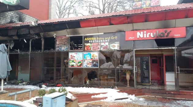 J&K: Restaurant gutted in fire in Srinagar