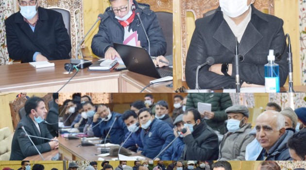 DC B’pora reviews progress of Education sector, preparedness for reopening of schools