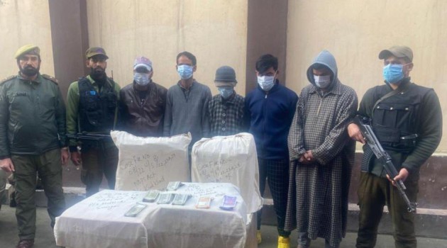 Srinagar Police Busts inter-state Drug Mafia cartel