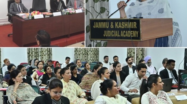 One Day Awareness Programme on ‘Gender Sensitization at Workplace-Issues and Challenges’ held at Judicial Academy Jammu