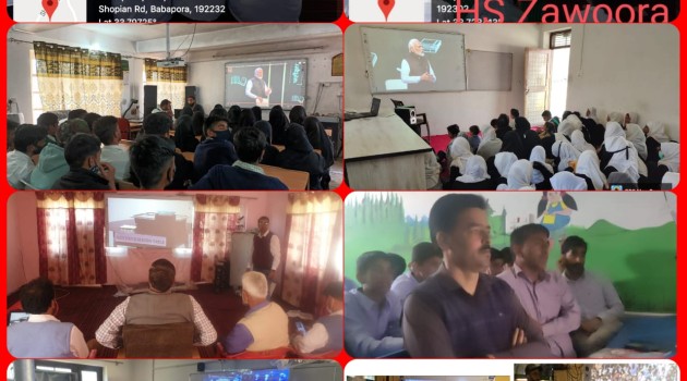 Shopian Students, Teachers Join PM’s “Pariksha Pe Charcha 2022” Speech virtually
