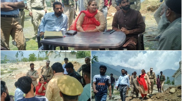 DDC Chairperson Ganderbal takes stock of public grievances in Wussan area