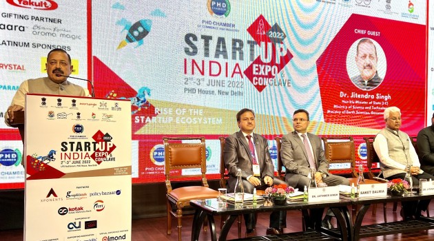 Dr Jitendra Singh says, due to impetus given by PM Narendra Modi, the number of Start-Ups in India has grown from 300 to 70,000 in 8 years from 2014 to 2022