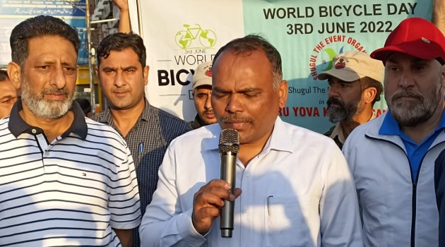 NYK Srinagar celebrates World Bicycle Day