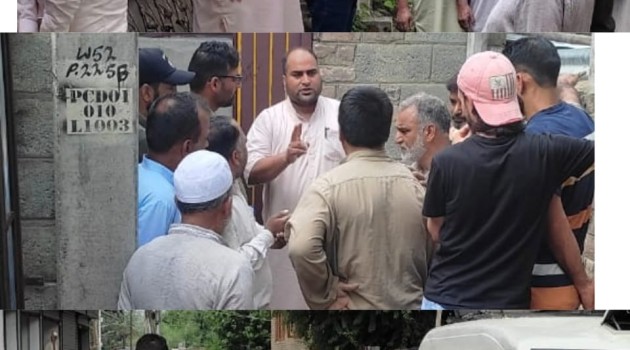 Mohammad Ashraf Palpori visits Pandit Mohalla Guzerbal & Bagwanpora Noorbagh-Eidgah