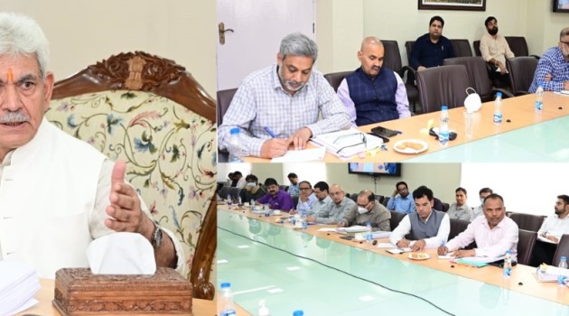 Lt Governor chairs high level meeting to review functioning of Revenue Department