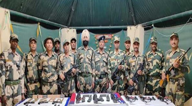 BSF recovers arms near Indo-Pak border in Ferozepur
