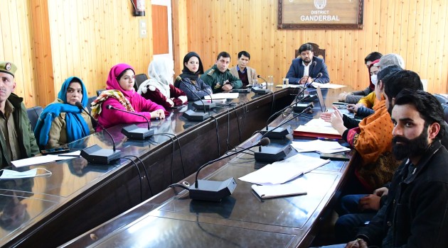 DC Ganderbal reviews implementation of ICPS in district