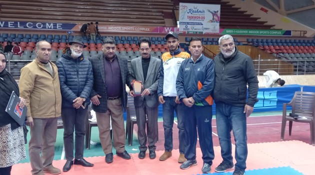 3rd Kashmir Gold Cup Taekwondo held at SK Indoor Stadium Srinagar