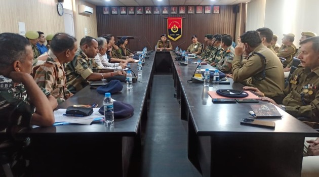 Ssp Samba Holds SMAC Meeting With Security Agencies At District Police Headquarters Samba