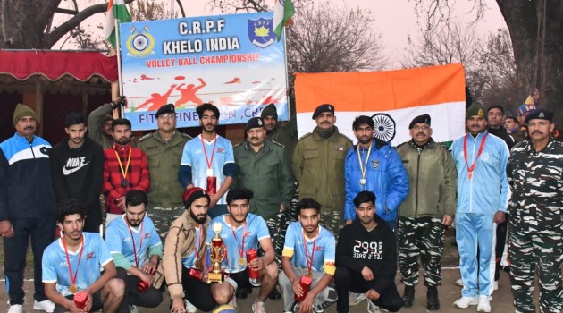  Youth Volleyball championship was organized by 79 Battalion of CRPF Srinagar