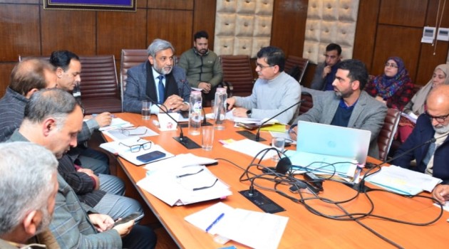 Principal Secretary Jal Shakti reviews implementation of JJM in Kashmir