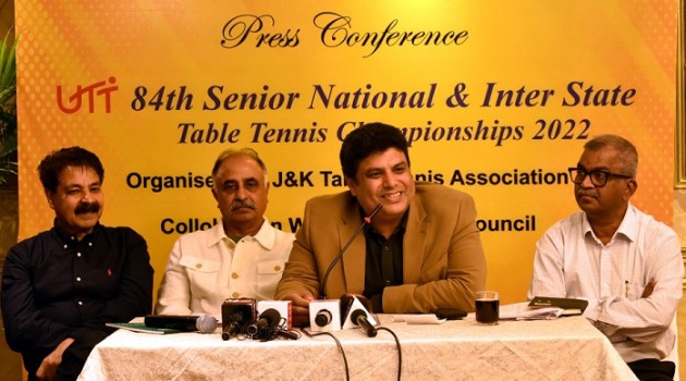 J&K all set to host Senior National Table Tennis Championship in Jammu: Sarmad Hafeez