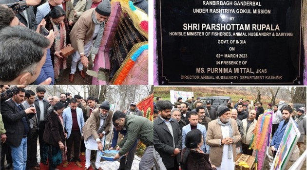 Union Minister lays foundation stone for Rs 21.63 cr Frozen Semen Station at Ranbirbagh