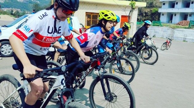 Soliha Zahoor got the Ist position in the recent 4th UT-Level Cycling Championship held in Jammu