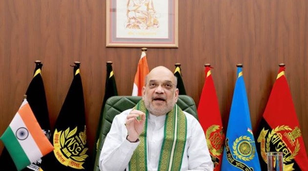 Union Home Minister and Minister of Cooperation, Shri Amit Shah addresses ‘Kashmir Mahotsav’ organized by Indian Institute of Sustainability, Gujarat University through video conferencing, today