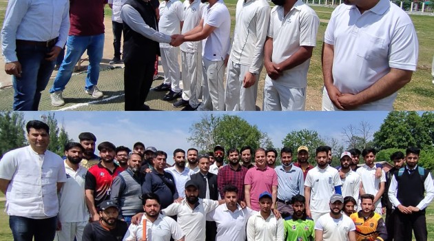 Two Matches played under Inter-College Cricket Tournament at SP College Ground