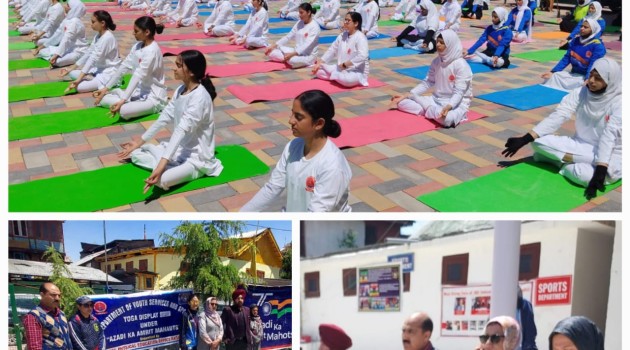 YS&S Deptt Srinagar organises Mega Yoga event