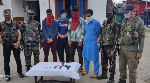 Yaripora Grenade Attack Case: Four Militant Associates Arrested As Police Busts Grenade Throwing Module In Kulgam