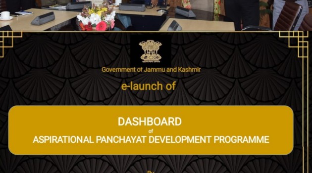 Chief Secretary launches ‘Aspirational Panchayat’ dashboard for monitoring rankings of 4291 Panchayats