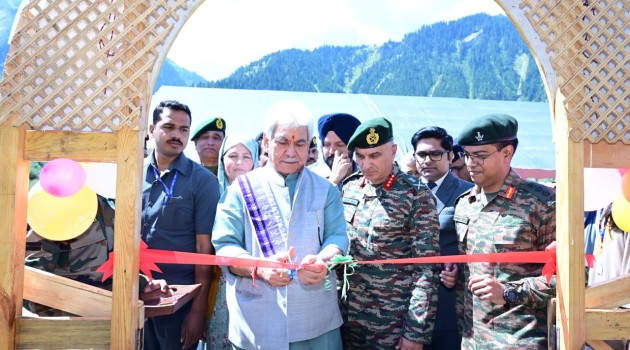 Lt Governor inaugurates Shinon Meeras, the Shina Cultural Centre at Gurez