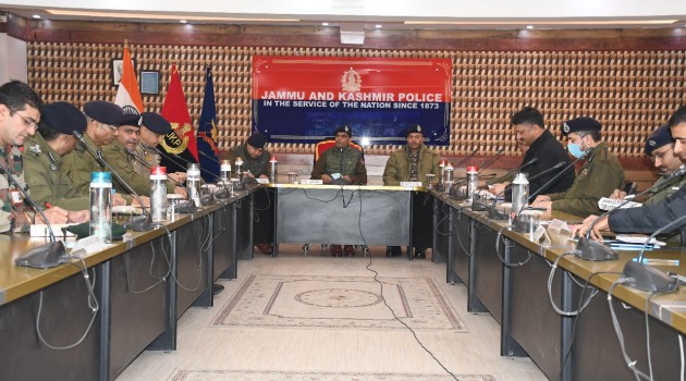 ADGP Law & Order J&K chairs joint security meeting at PCR Kashmir