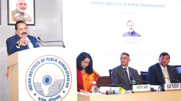 Dr Jitendra addresses IIPA National Convention, emphasises citizen’s role in decision making