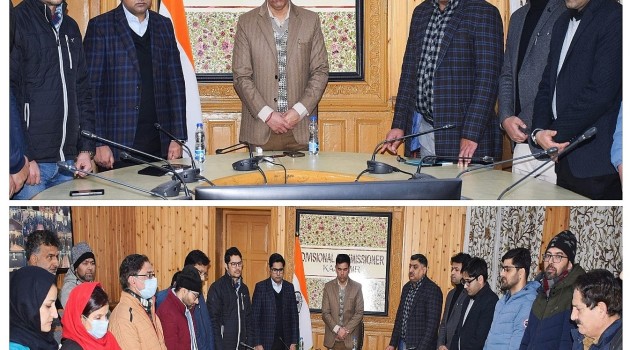 Martyr’s Day: Div Com Kashmir pays tribute to Father of Nation & martyrs