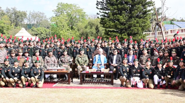 Lt Governor interacts with NCC cadets who participated in Republic Day Parade in New Delhi