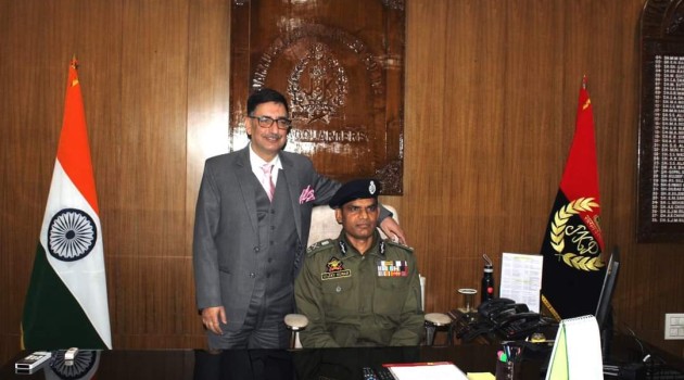 Vijay Kumar (IPS) Assumes Additional Charge As ADGP Armed J&K