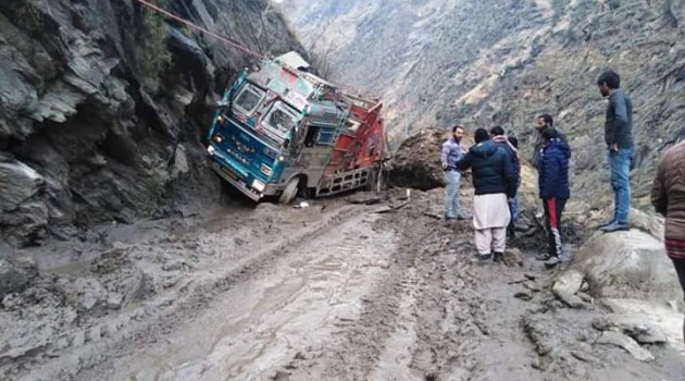 Two persons died due to massive landslide in Gandoh Doda