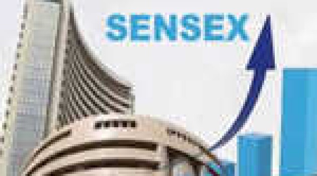 Sensex up by 258.16 pts