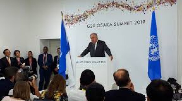Guterres appeals to G20 leaders for stronger commitment to climate action, economic cooperation
