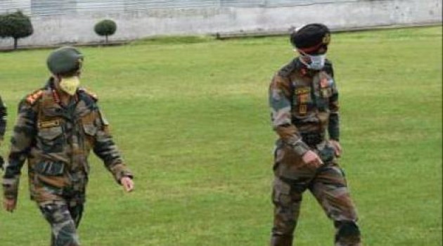 THE COAS REVIEWS SECURITY ALONG LOC IN THE VALLEY