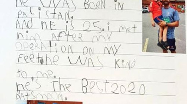 Five-year-old boy’s  essay on Babar Azam takes internet by storm