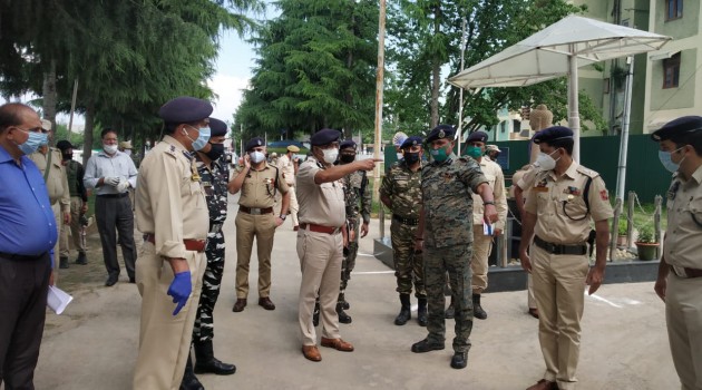DGP visits CRPF 44 Bn, HMT factory Police Housing Site, Expresses Gratitude to LG and CS
