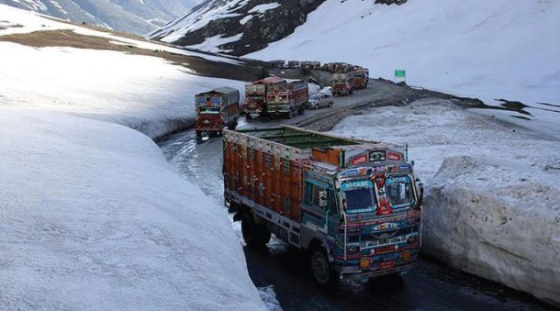 Srinagar-Leh highway closed for winter months due to slippery road conditions