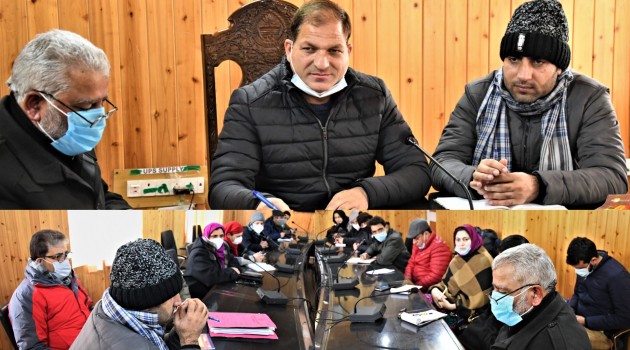 DC Ganderbal discussed Modalities for recruitment under NHM in district