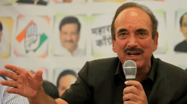 Congress Party High command nominated Gh.Nabi Azad head of Covid relief task force