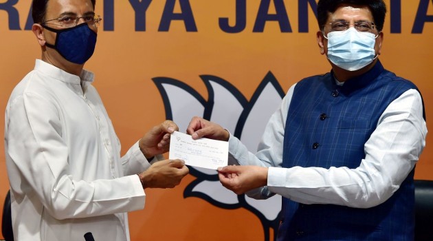 Senior UP Congress leader Jitin Prasada joins BJP